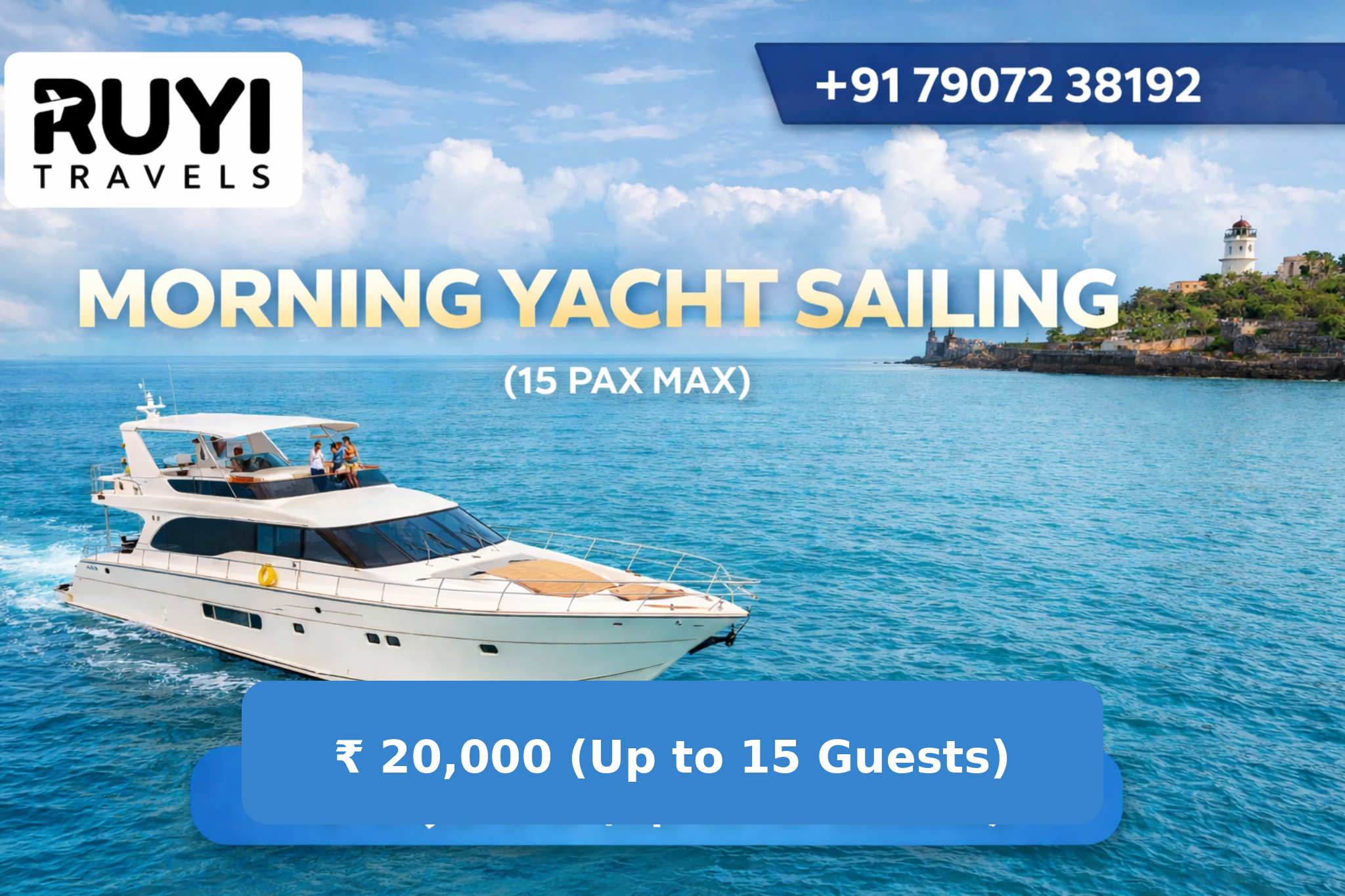 Morning Yacht Sailing Experience – Amzonite Luxury Yacht