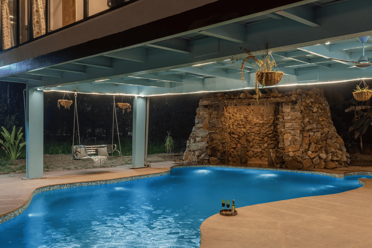 ELIVAAS Handa's Gateway | 3 BHK with Treehouse & Pvt Pool