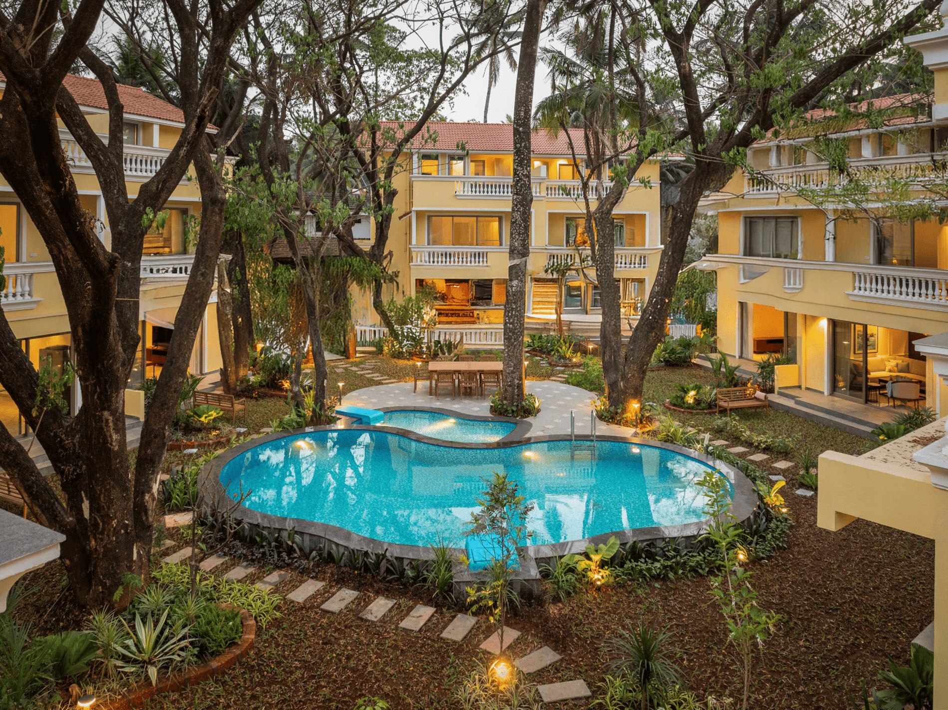 Vaas Kensho Villas Marigold with Shared Pool | Serene 3-BHK With Lift; Near Popular Beaches