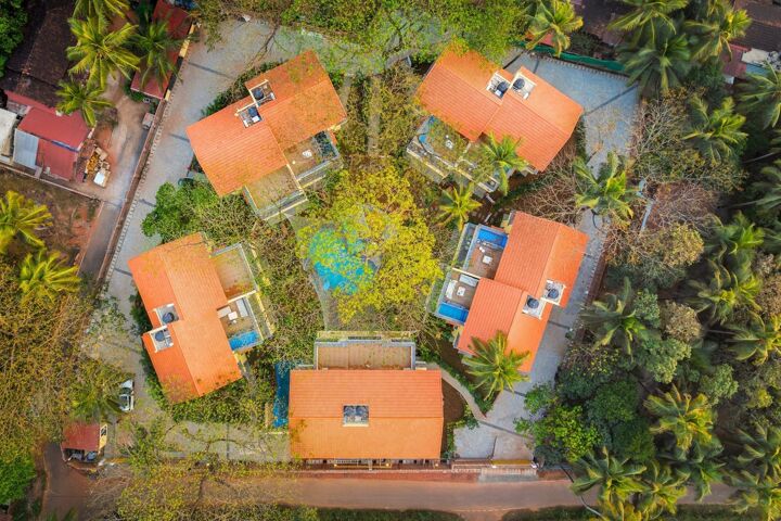 Vaas Kensho Villas Daisy with Private Pool | Serene 5-BHK With Shared Pool & Lift; Near Popular Beaches