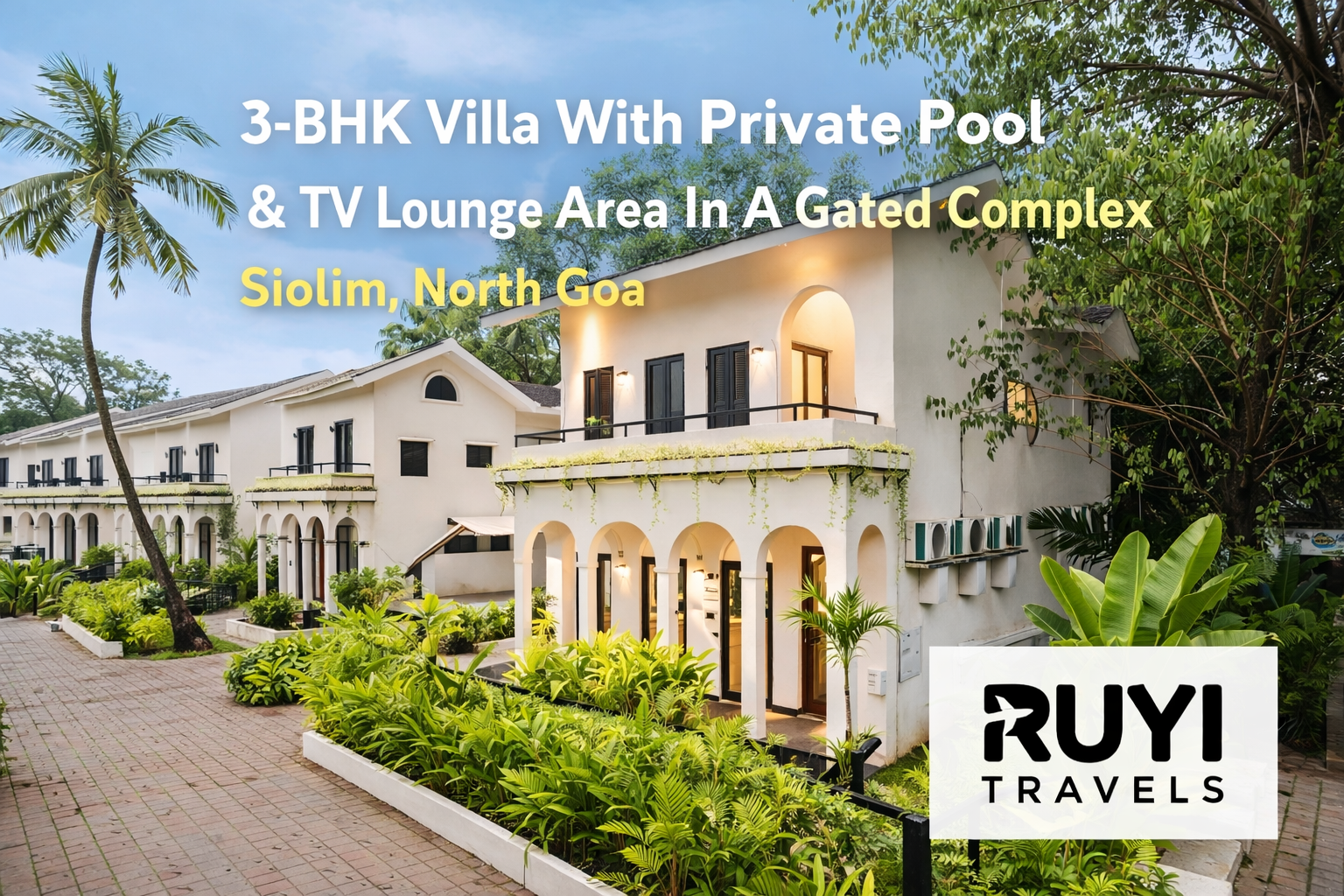 Vaas BellaVie | 3-BHK Villa With Private Pool & TV Lounge Area In A Gated Complex