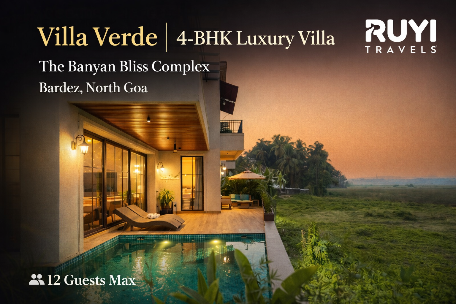 Vaas Villa Verde | 4-BHK Luxury Villa with Private Pool | The Banyan Bliss Complex
