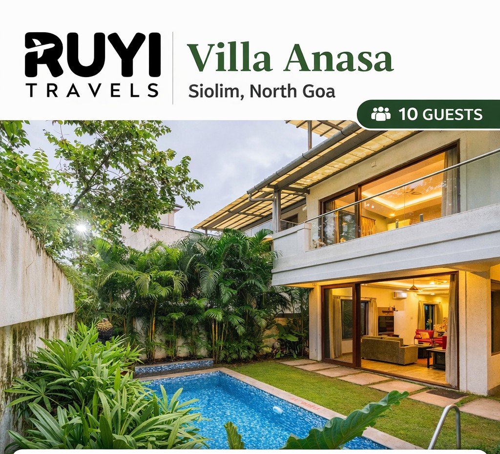 Vaas Villa Anasa | 4-BHK | Pvt Pool | Garden | Outdoor Sitting Area