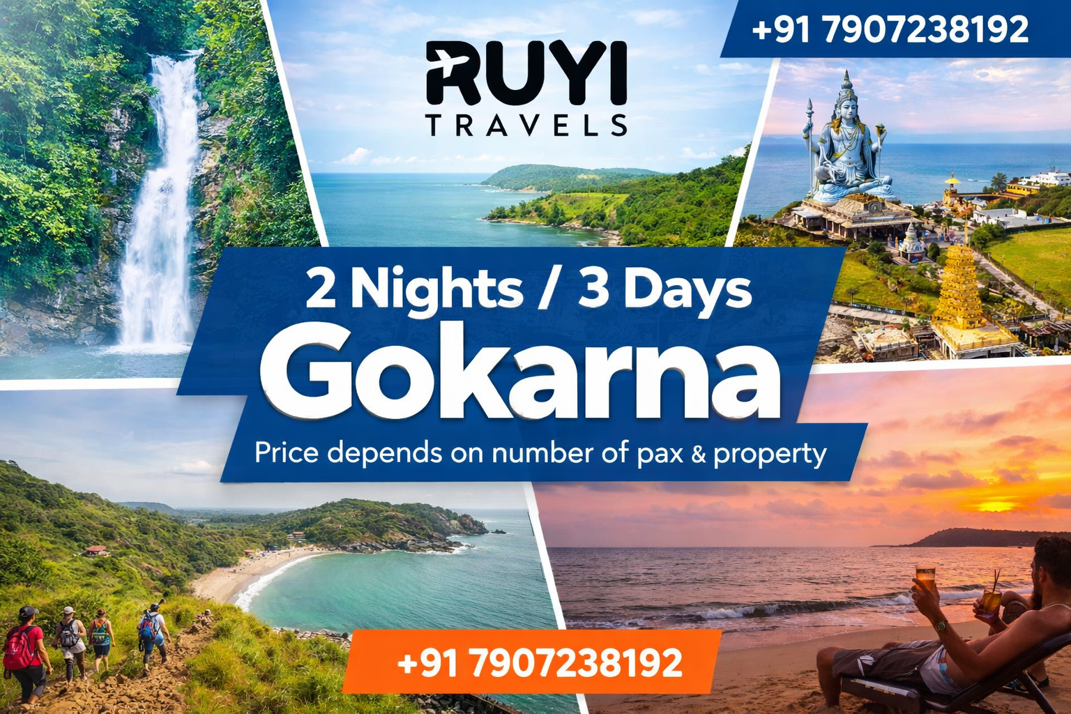 Gokarna 2 Nights / 3 Days Tour Package