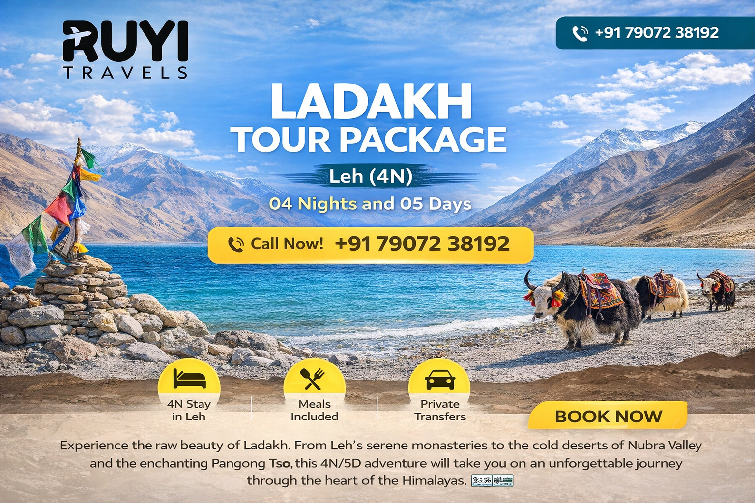 Ladakh SUV – Leh to Leh 5 Days