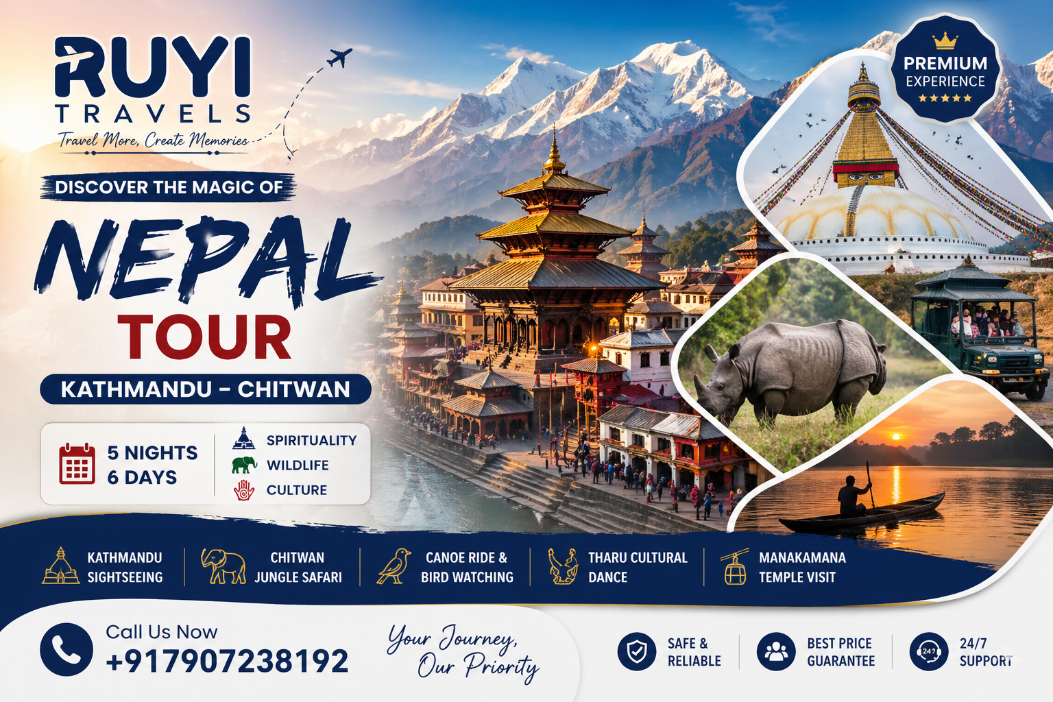 NEPAL TOUR – KATHMANDU & CHITWAN (5N / 6D)