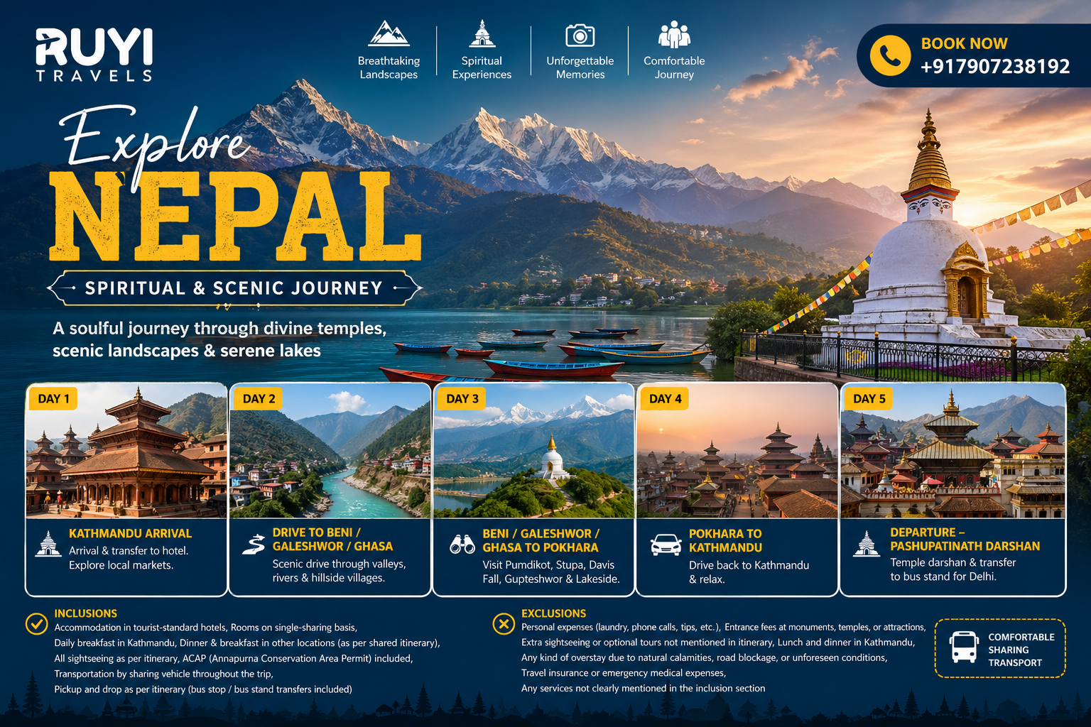 Explore Nepal: Spiritual & Scenic Journey