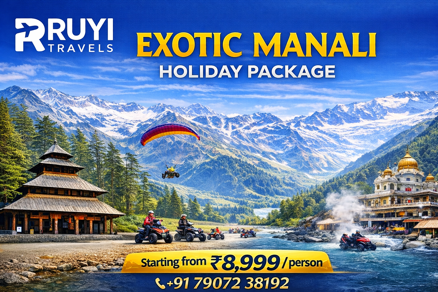  Exotic Manali Holiday Package – 4 Nights / 5 Day's 